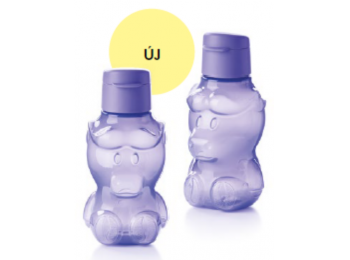 Bivaly gyerek öko palack 425 ml lila, kipattintható kupakk