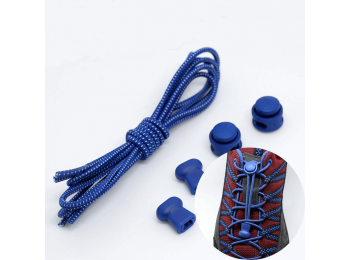 (5 színben) Elasztikus cipőfűző - Kék