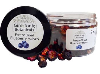 Gin Tonic Botanicals kis tégelyben liofilizált felezett kékáfonya 25 gr