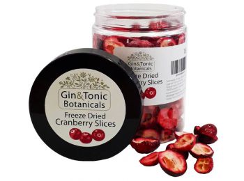 Gin Tonic Botanicals közepes tégelyben liofilizált szeletelt vörösáfonya 18 gr