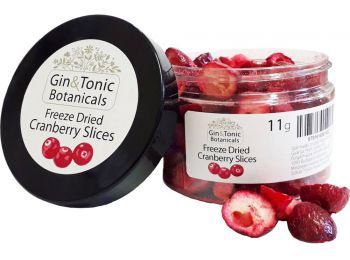 Gin Tonic Botanicals kis tégelyben liofilizált szeletelt vörösáfonya 10 gr