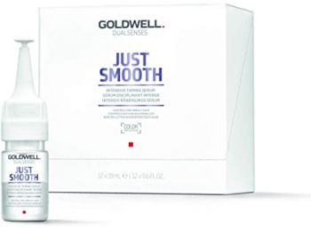 Goldwell Just Smooth Intensive Taming szérum nehezen kezelhető hajra, 12 x 18 ml
