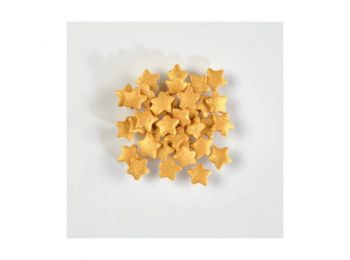 250 g arany színű csillag alakú cukorkonfetti tortadekor