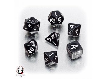 Dobókocka szett - Classic RPG - fekete (7 darabos)