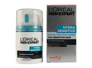 Loreal Paris Men Expert Hydra Sensitive Protecting hidratáló krém férfiaknak érzékeny bőrre, 50 ml