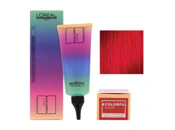 Loreal Professionnel Colorful Hair direkt hajszínező, Rosso Lipstick piros, 90 ml