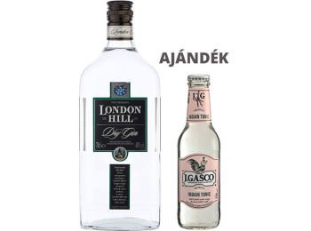 London Hill Gin (0,7 l, 40%) + ajándék J.Gasco Indian Tonic