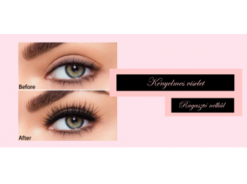 Mágneses műszempilla, speciális csipesszel