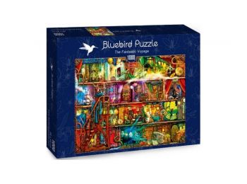Fantasztikus könyvespolcok puzzle 1000 db