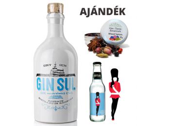 Gin Sul 43% 0,5L ajándék fűszerrel és tonikkal
