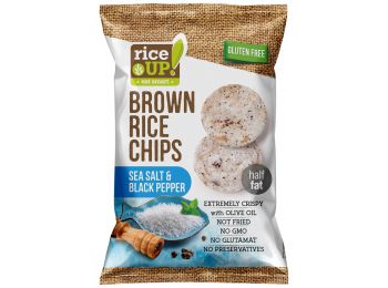 Rice up barnarizs chips sós+bors 60g