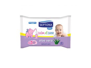 Septona baby törlőkendő aloe vera utazó 20db