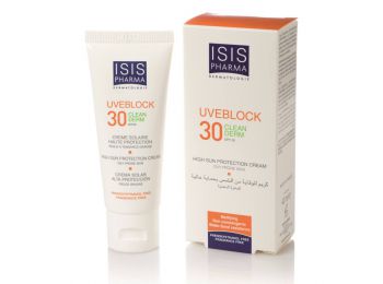 Isis Pharma Uveblock Clean Derm SPF30 krém mitesszeres-pattanásos bőrre 40ml