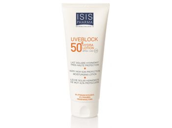 Isis Pharma Uveblock SPF50+ Hydra lotion, bőrhidratáló fényvédő 100ml