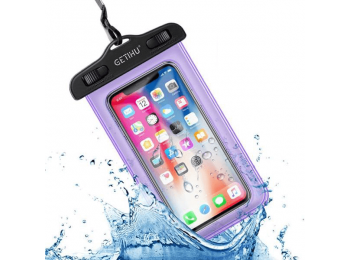 Vízálló telefontok (lila)