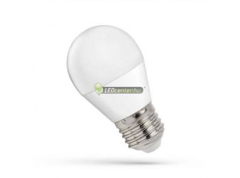 1W E27/230V LED kisgömb, melegfehér 2évGar