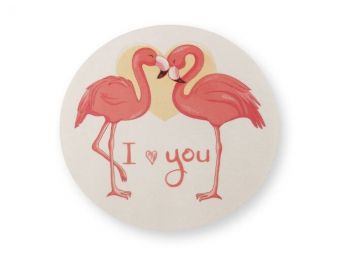 I love you flamingók tortaostya