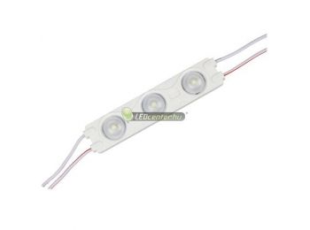 LED modul, 3 EPISTAR SMD2835 LED, 1,5W, hidegfehér 3évG