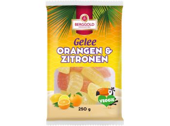 Berggold narancs és Citrom zselé cukor bevonattal