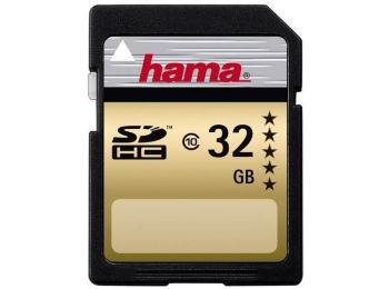 Hama 104368 32 GB SDHC memóriakártya           22 MB/sec