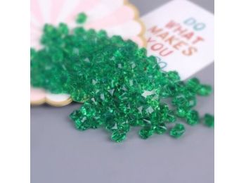 Acryl kristály - sötét zöld