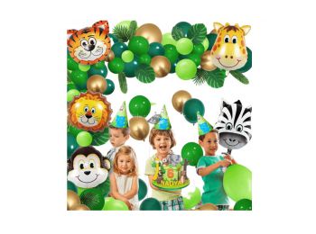 Dzsungel party lufi szett