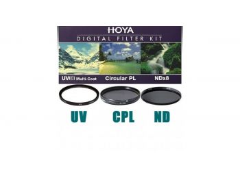 Hoya Digital Filter Kit UV,CPL,ND 37mm szűrőkkel