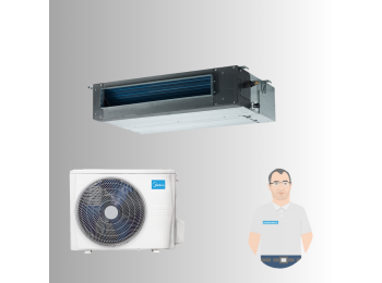 Midea Légcsatornázható 10,5 kW split klíma MTI-36HWFN8-S