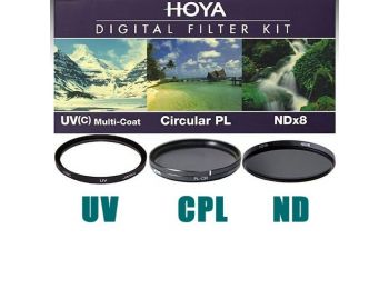 Hoya Digital Filter Kit UV,CPL,ND 67mm szűrőkkel