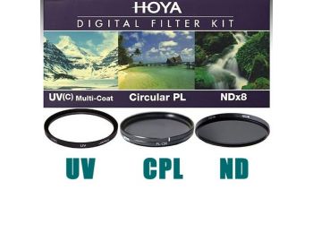 Hoya Digital Filter Kit UV,CPL,ND 77mm szűrőkkel