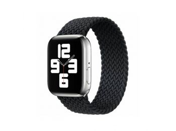 Apple Watch fonott körpánt szíj fekete 42mm / 44mm M mér