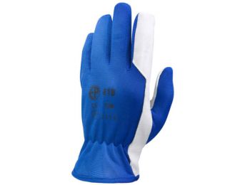 BŐRKESZTYŰ, SZÍNSERTÉS/KÉK NYLON KÉZHÁT