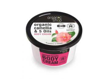 Organic Shop Japán kamélia testápoló krém, 250 ml