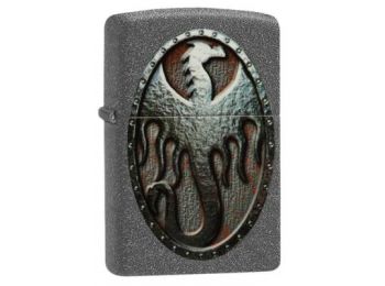 Zippo Öngyújtó, Metal Dragon Shield Design 49072