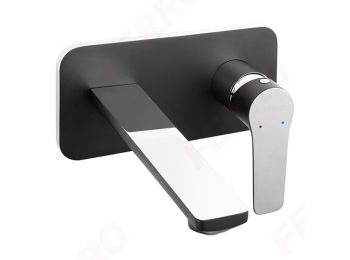 Ferro Adore Black/Chrome - fali mosdócsaptelep