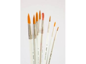 Modellező ecset - 00 méret, fehér