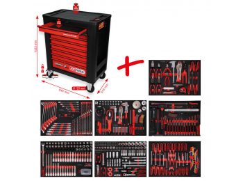 Performanceplus műhelykocsi-készlet P15 397 szerszámmal 7