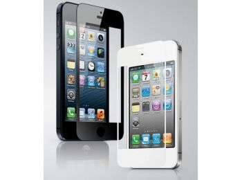 iPhone 5 GGS Larmor LCD védő fehér