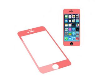 iPhone 5C/5S/5 GGS Larmor LCD védő rózsaszín
