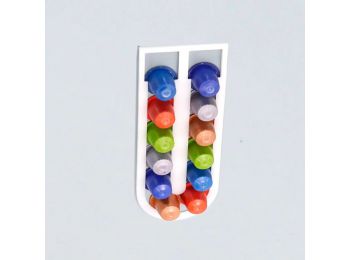 Kávékapszula tartó - Fehér