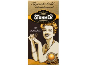 Stühmer hozzáadott cukor nélküli táblás tejcsokoládé