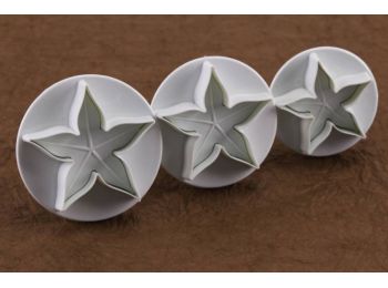 Csészelevél alakú rugós fondant kiszúró