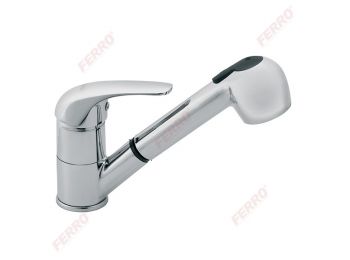 Ferro Vasto Konyhai csaptelep kihúzható zuhanyfejjel