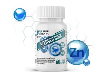 Natur Tanya Szerves Cink 25 mg vegán tabletta 60db