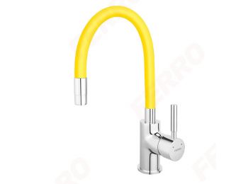 Ferro Zumba - Álló mosogató csaptelep flexibilis kifolyó