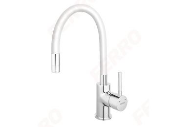 Ferro Zumba - Álló mosogató csaptelep flexibilis kifolyó