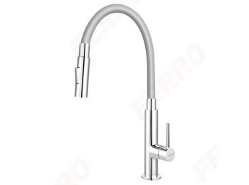 Ferro Zumba Slim 2F - Konyhai csaptelep flexibilis kifolyóc