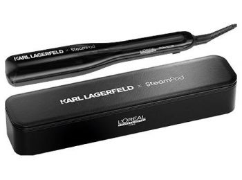 Loreal Professionnel limitált kiadású Karl Lagerfeld Steampod gőzölős hajvasaló
