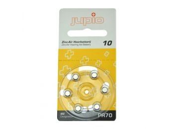 Jupio nagyothalló készülék elem 10 (sárga) 6db/biszter