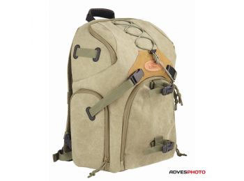 Kalahari Fotós hátizsák KAPAKO K-71 vászon hátizsák khaki színben